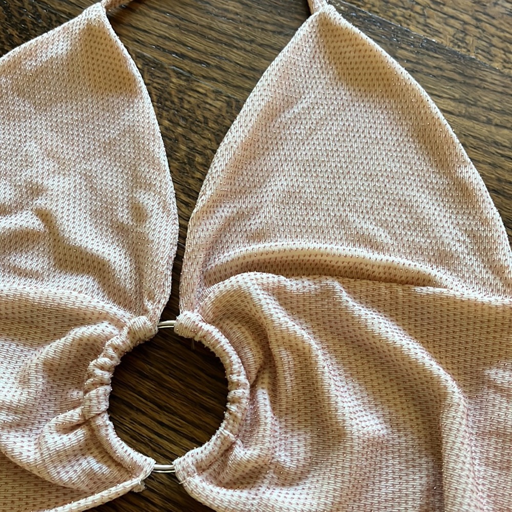 Prettylittlething ring detail bralet top - Picture 9 of 11